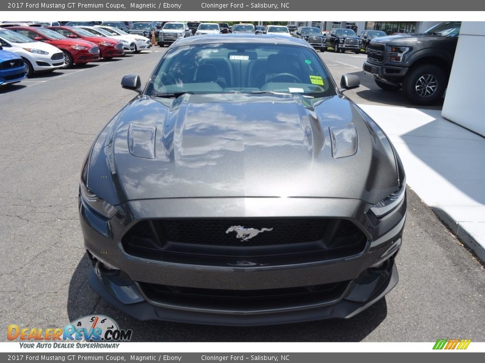 2017 Ford Mustang GT Premium Coupe Magnetic / Ebony Photo #4
