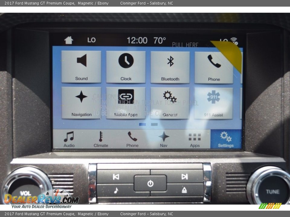 2017 Ford Mustang GT Premium Coupe Magnetic / Ebony Photo #10