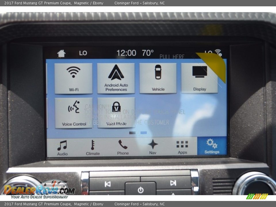 2017 Ford Mustang GT Premium Coupe Magnetic / Ebony Photo #11