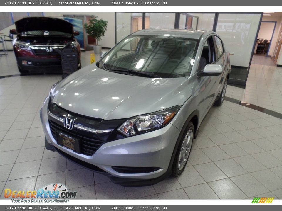 2017 Honda HR-V LX AWD Lunar Silver Metallic / Gray Photo #1
