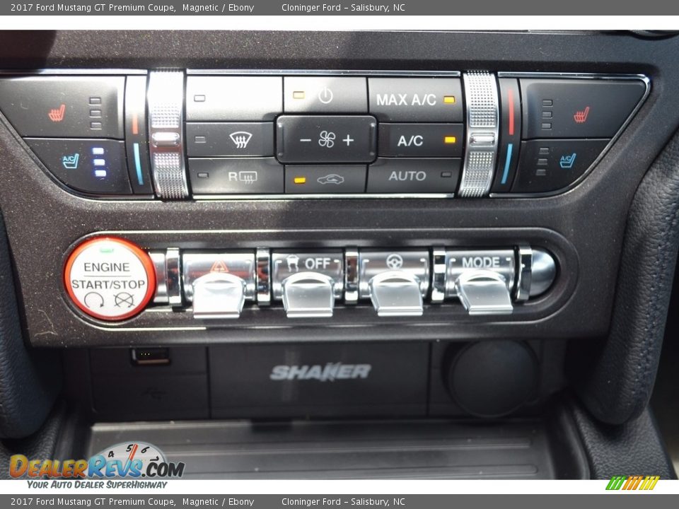 2017 Ford Mustang GT Premium Coupe Magnetic / Ebony Photo #14