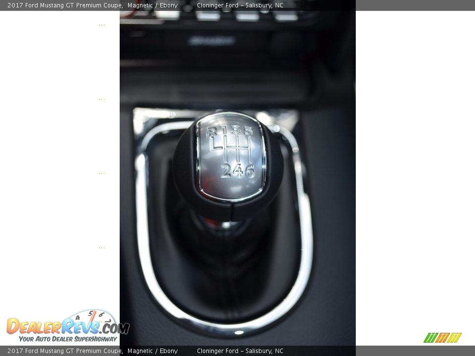 2017 Ford Mustang GT Premium Coupe Magnetic / Ebony Photo #15