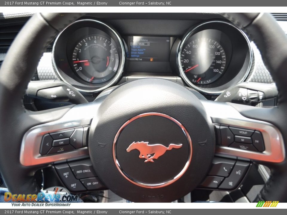 2017 Ford Mustang GT Premium Coupe Magnetic / Ebony Photo #16