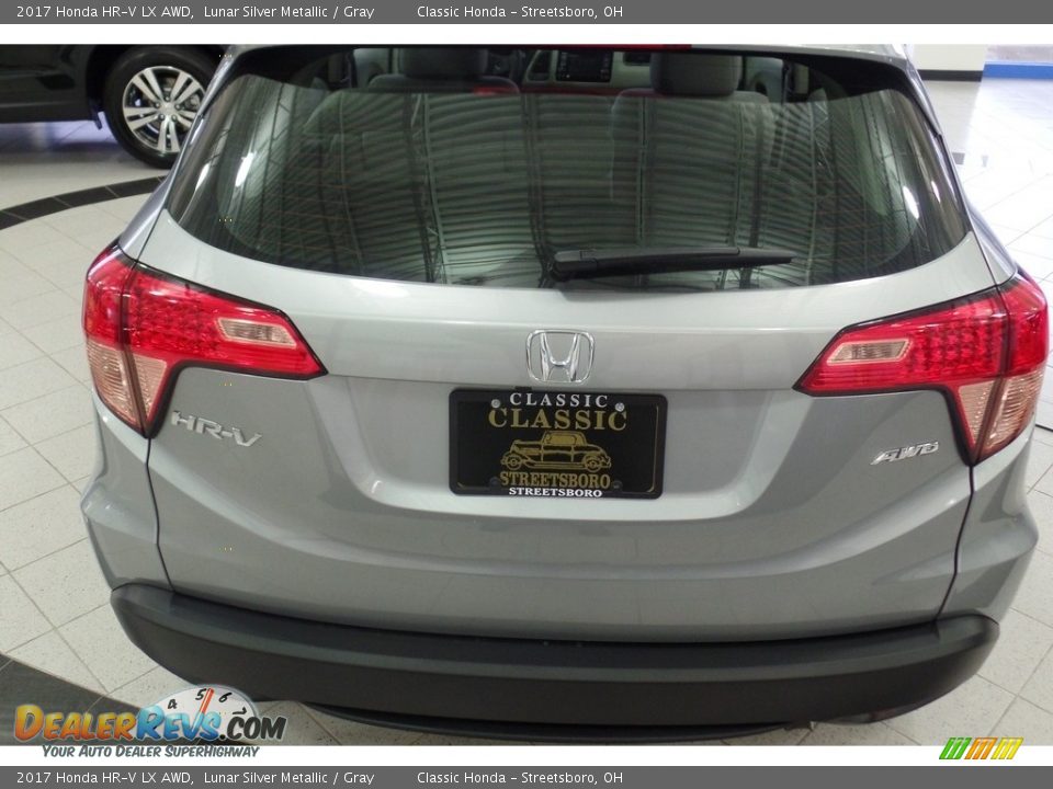 2017 Honda HR-V LX AWD Lunar Silver Metallic / Gray Photo #6