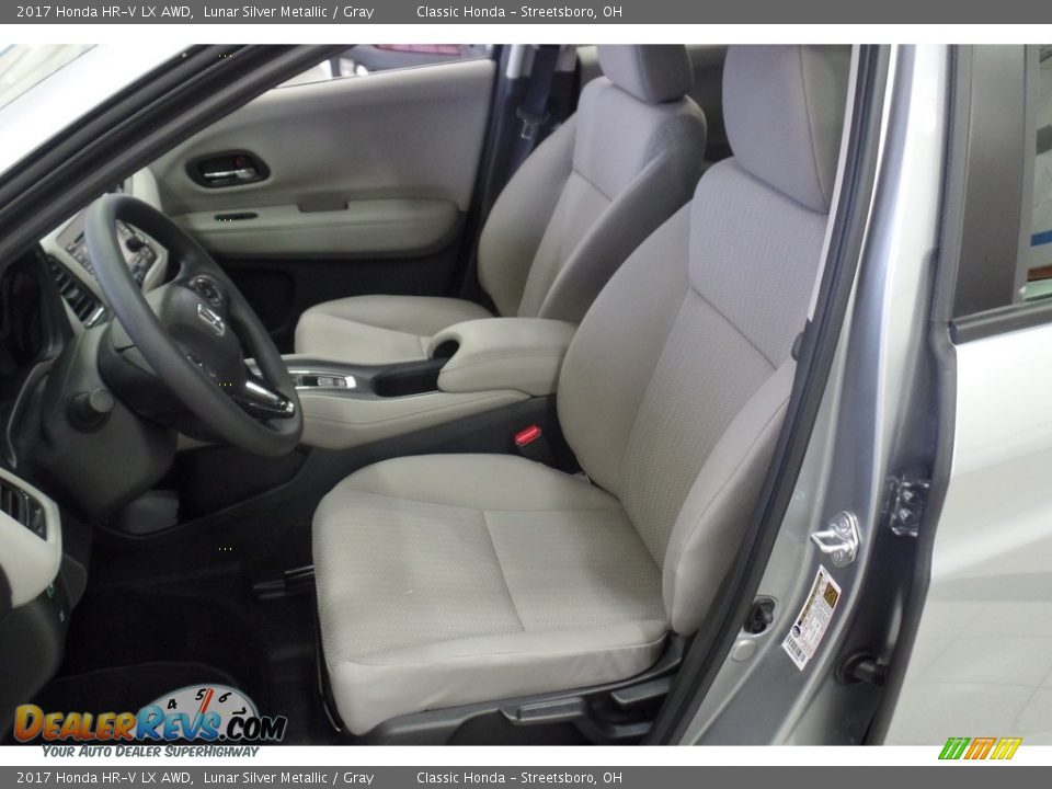 2017 Honda HR-V LX AWD Lunar Silver Metallic / Gray Photo #8