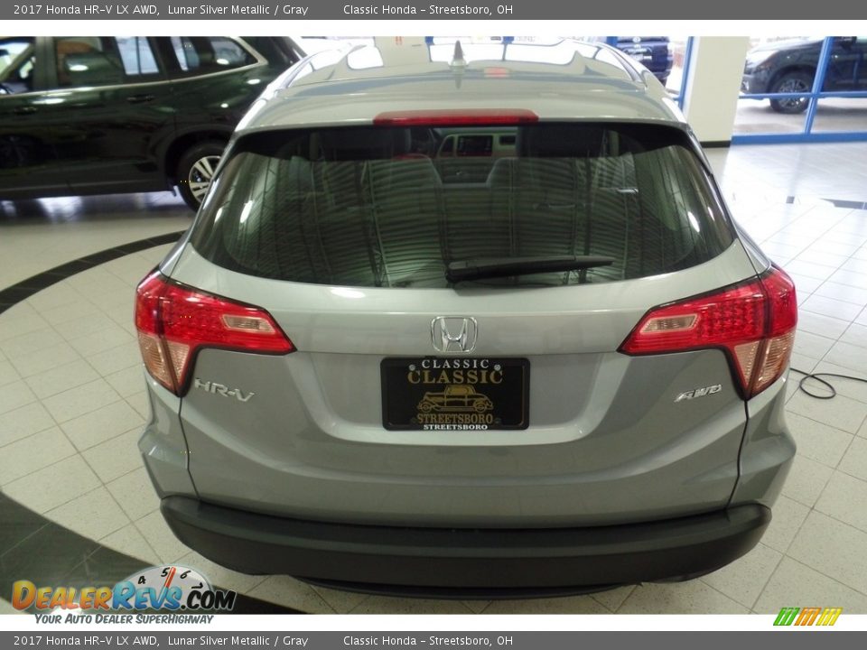 2017 Honda HR-V LX AWD Lunar Silver Metallic / Gray Photo #20