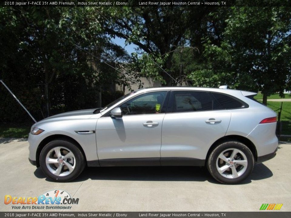 Indus Silver Metallic 2018 Jaguar F-PACE 35t AWD Premium Photo #11