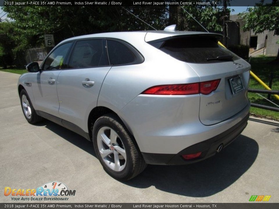 2018 Jaguar F-PACE 35t AWD Premium Indus Silver Metallic / Ebony Photo #12