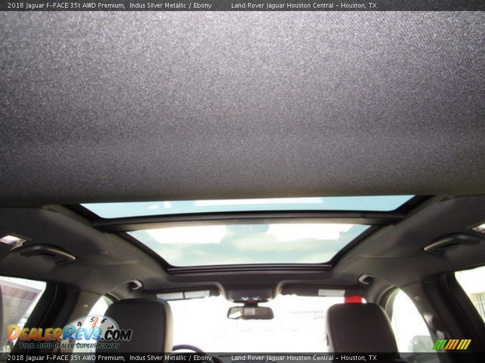 2018 Jaguar F-PACE 35t AWD Premium Indus Silver Metallic / Ebony Photo #17