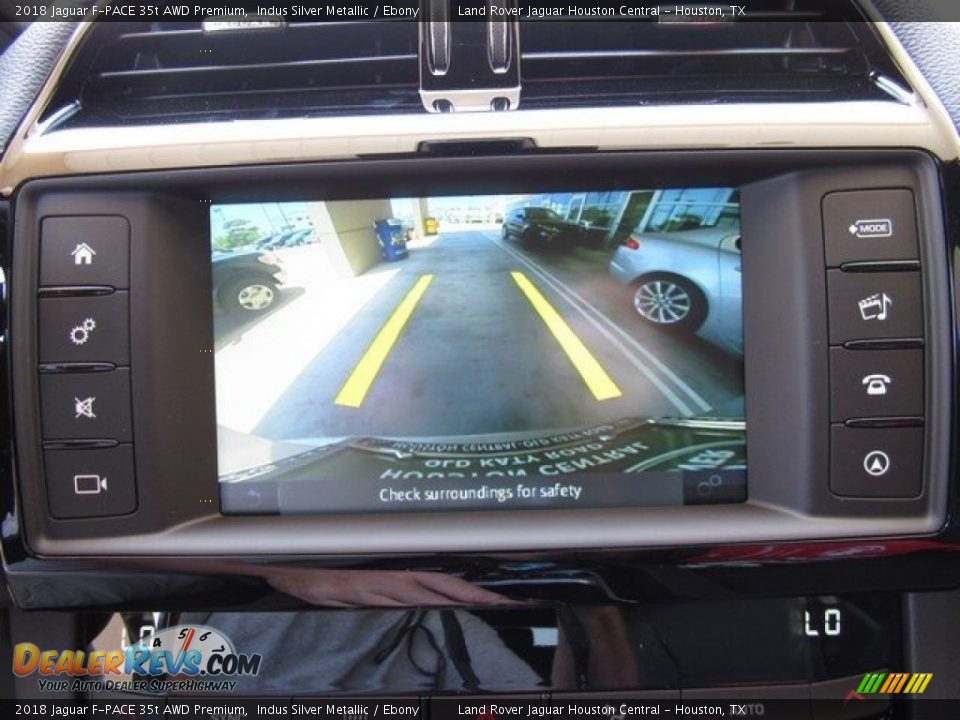 2018 Jaguar F-PACE 35t AWD Premium Indus Silver Metallic / Ebony Photo #21