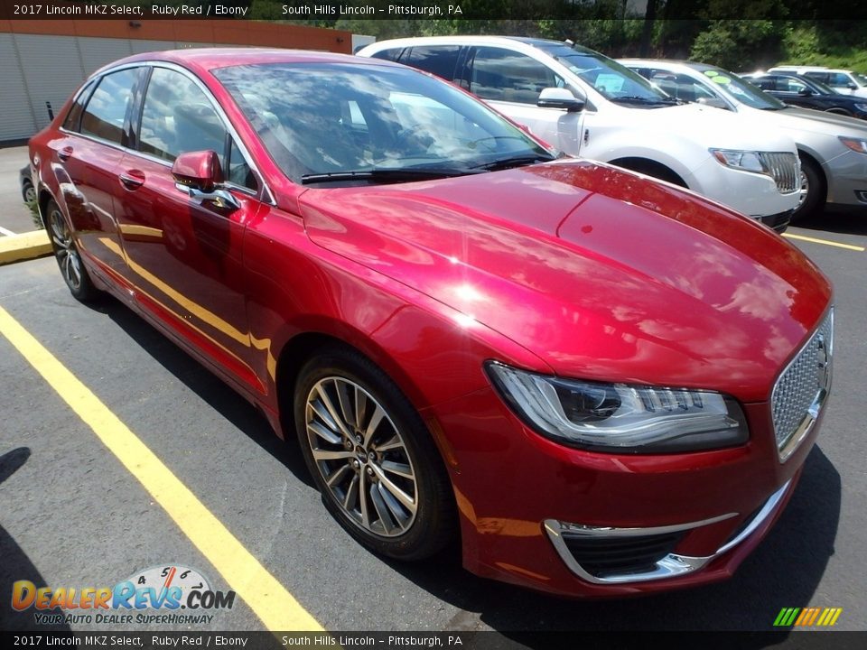 2017 Lincoln MKZ Select Ruby Red / Ebony Photo #5