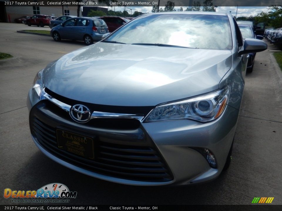 2017 Toyota Camry LE Celestial Silver Metallic / Black Photo #1