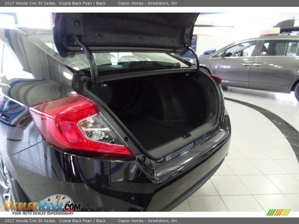 2017 Honda Civic EX Sedan Crystal Black Pearl / Black Photo #9