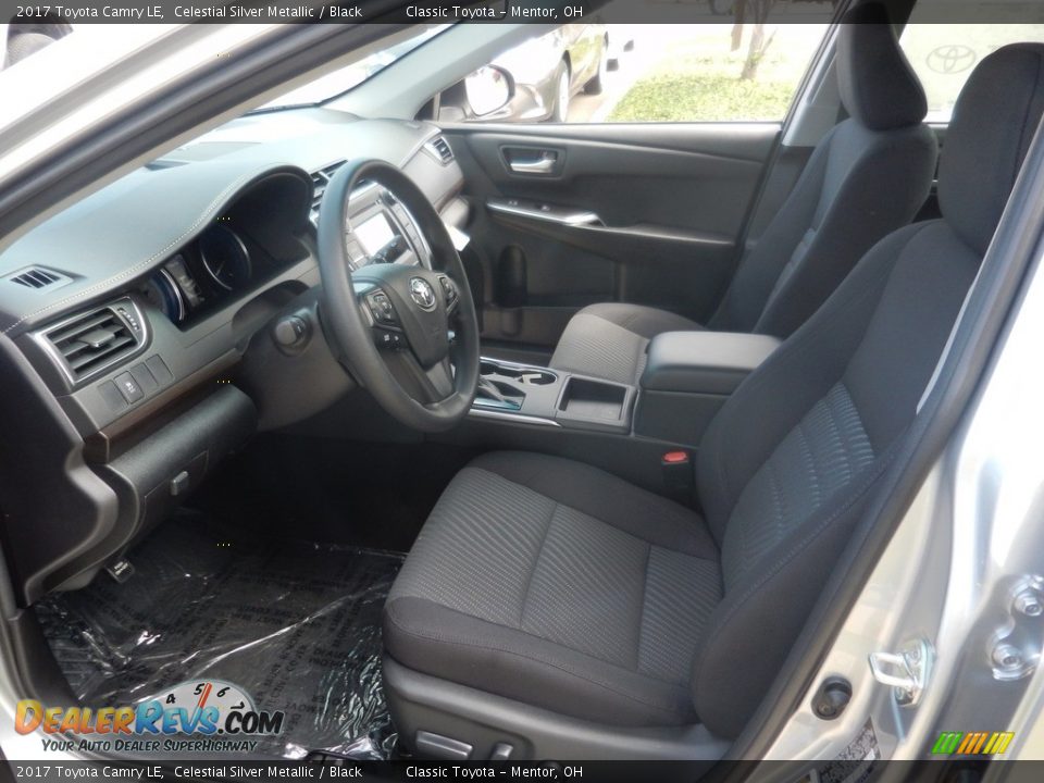 2017 Toyota Camry LE Celestial Silver Metallic / Black Photo #3