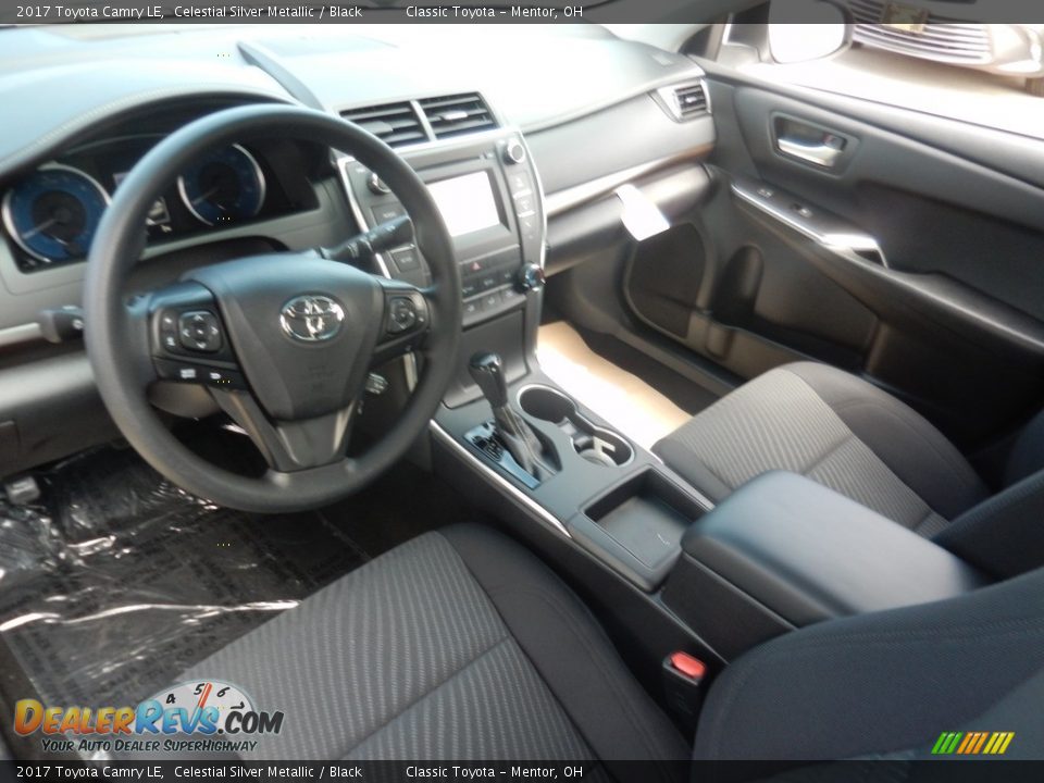 2017 Toyota Camry LE Celestial Silver Metallic / Black Photo #4