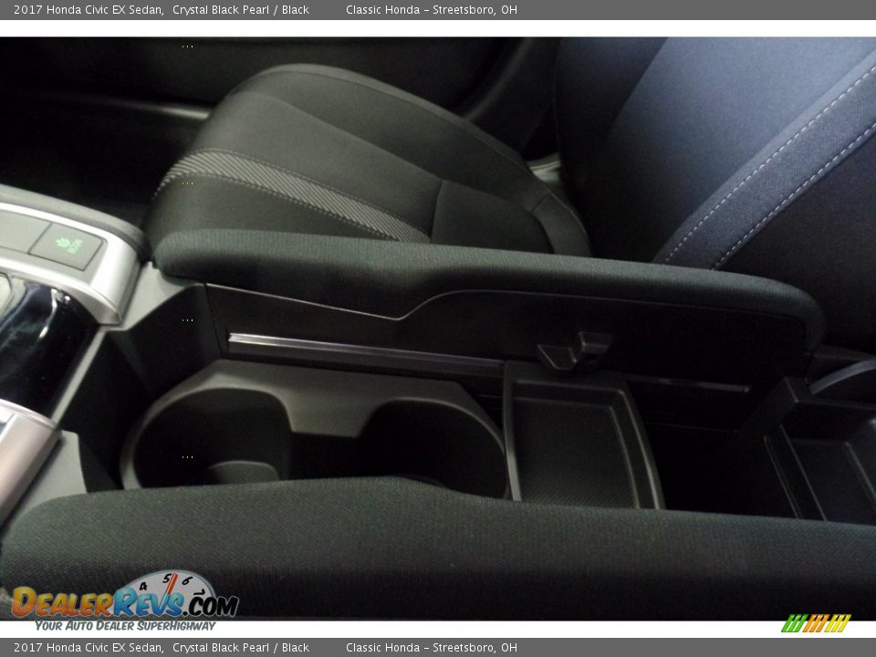 2017 Honda Civic EX Sedan Crystal Black Pearl / Black Photo #20