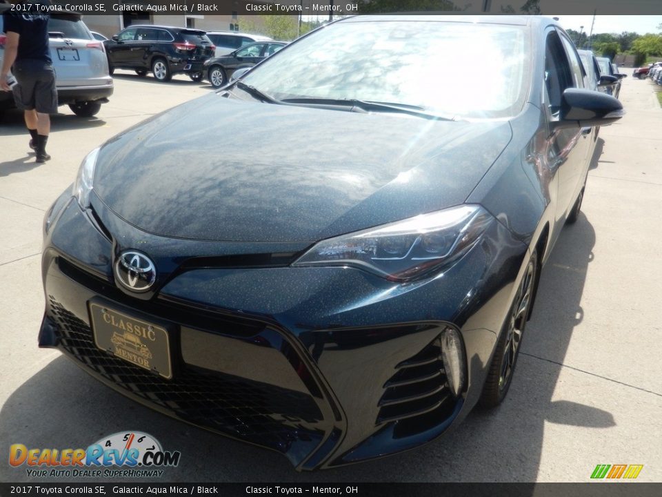 2017 Toyota Corolla SE Galactic Aqua Mica / Black Photo #1