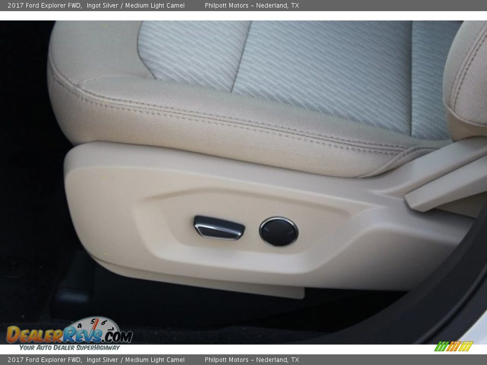 2017 Ford Explorer FWD Ingot Silver / Medium Light Camel Photo #11