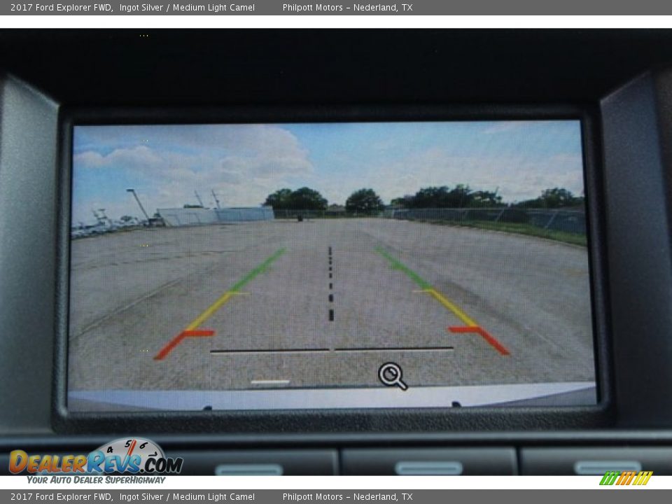 2017 Ford Explorer FWD Ingot Silver / Medium Light Camel Photo #12