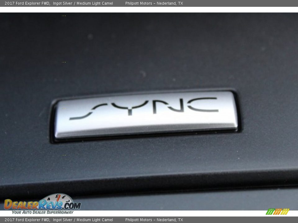 2017 Ford Explorer FWD Ingot Silver / Medium Light Camel Photo #15