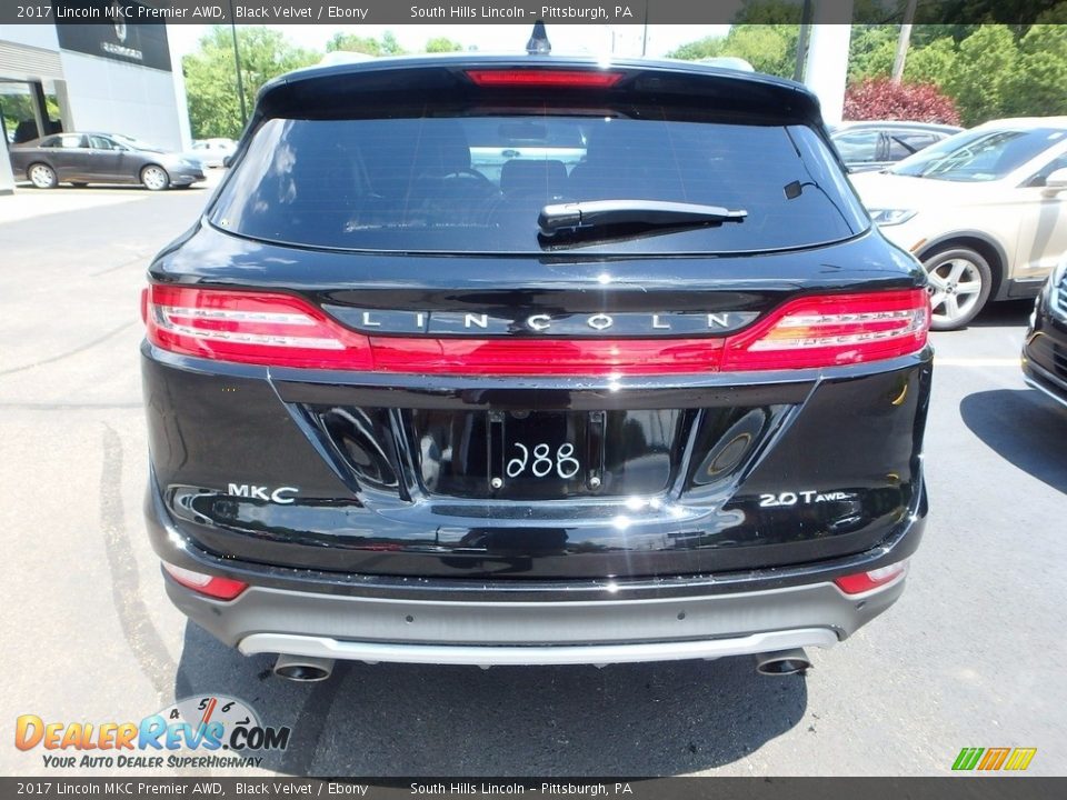 2017 Lincoln MKC Premier AWD Black Velvet / Ebony Photo #3