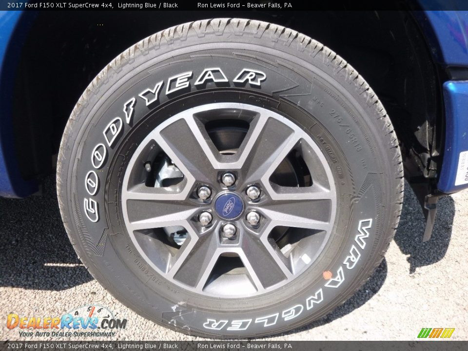 2017 Ford F150 XLT SuperCrew 4x4 Lightning Blue / Black Photo #9