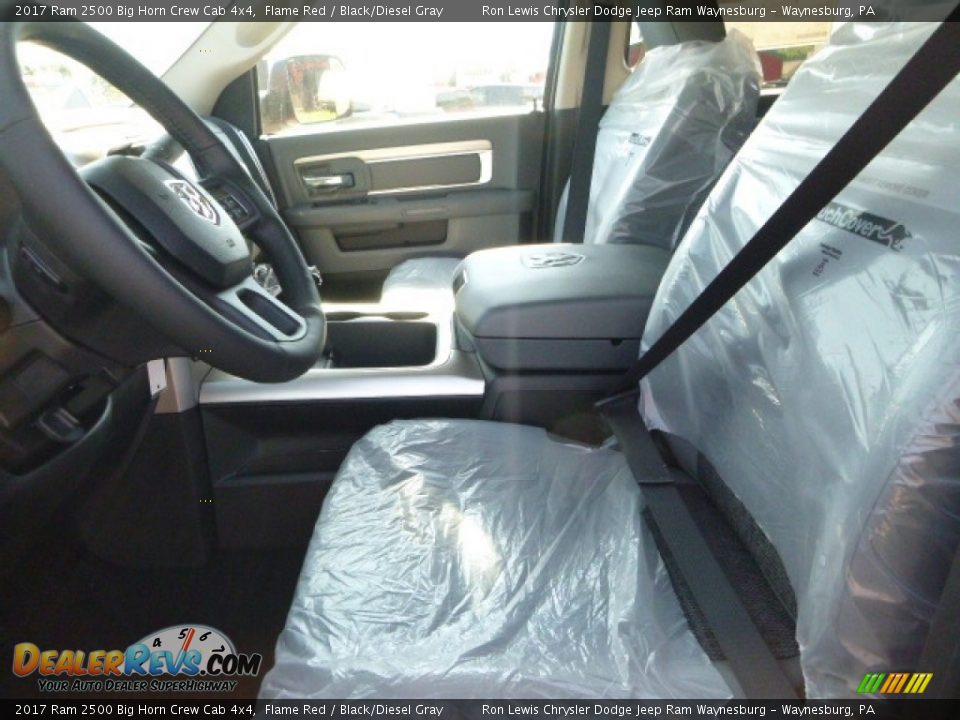 2017 Ram 2500 Big Horn Crew Cab 4x4 Flame Red / Black/Diesel Gray Photo #15