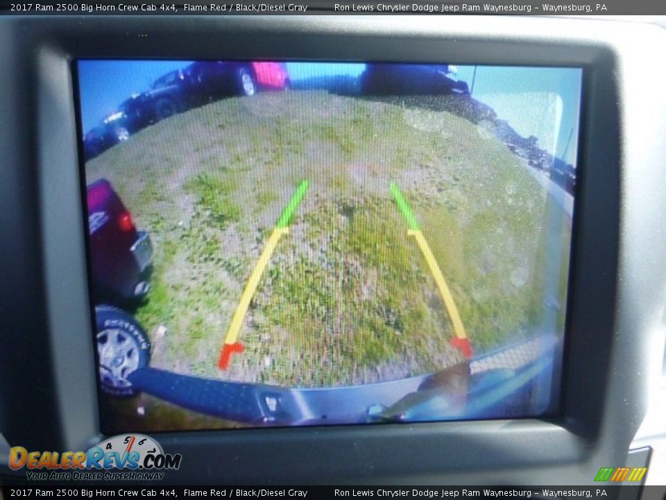 2017 Ram 2500 Big Horn Crew Cab 4x4 Flame Red / Black/Diesel Gray Photo #17