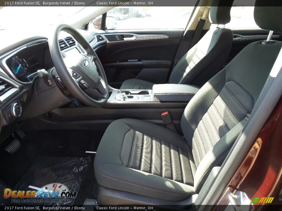 2017 Ford Fusion SE Burgundy Velvet / Ebony Photo #2