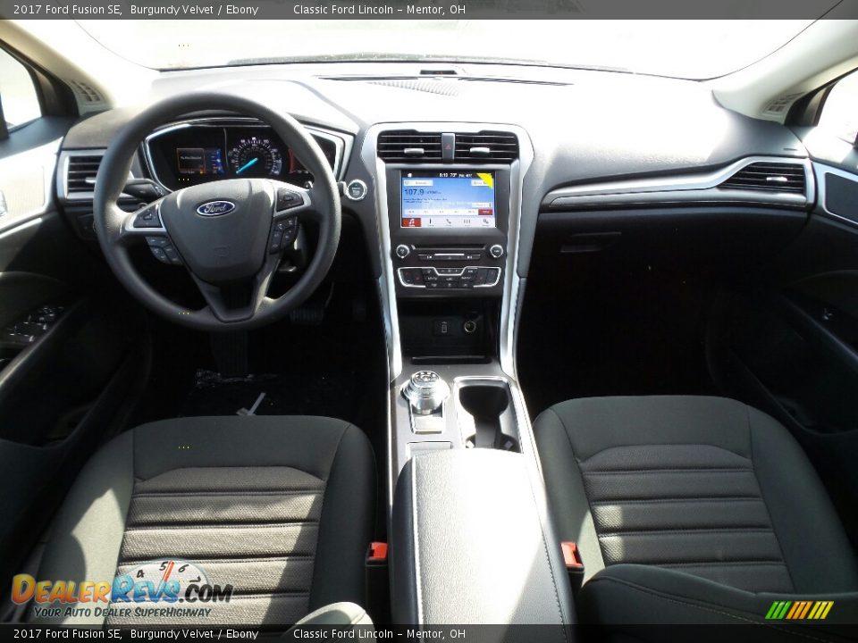 2017 Ford Fusion SE Burgundy Velvet / Ebony Photo #3