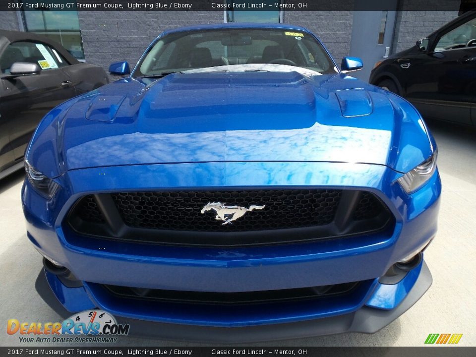 2017 Ford Mustang GT Premium Coupe Lightning Blue / Ebony Photo #2
