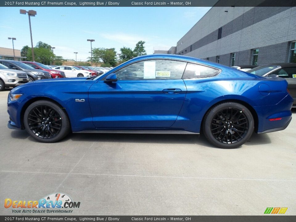Lightning Blue 2017 Ford Mustang GT Premium Coupe Photo #3
