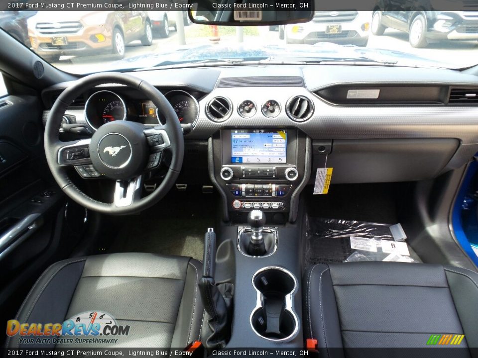 2017 Ford Mustang GT Premium Coupe Lightning Blue / Ebony Photo #8