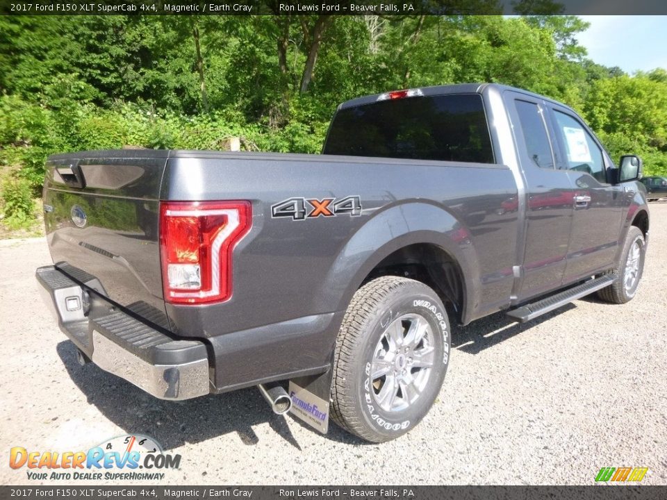 2017 Ford F150 XLT SuperCab 4x4 Magnetic / Earth Gray Photo #2