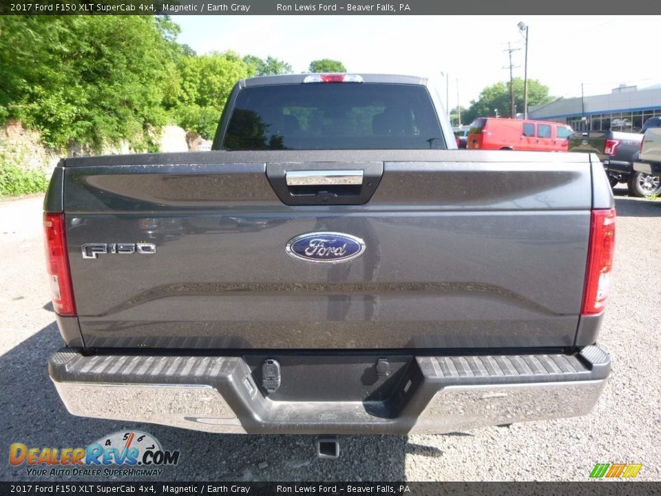 2017 Ford F150 XLT SuperCab 4x4 Magnetic / Earth Gray Photo #3