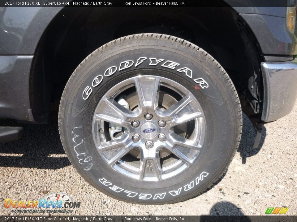 2017 Ford F150 XLT SuperCab 4x4 Magnetic / Earth Gray Photo #9