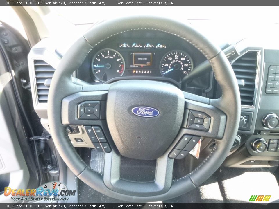 2017 Ford F150 XLT SuperCab 4x4 Magnetic / Earth Gray Photo #17