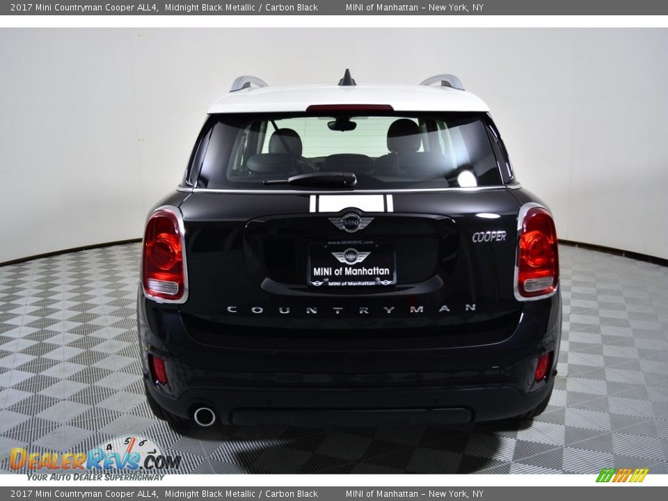 2017 Mini Countryman Cooper ALL4 Midnight Black Metallic / Carbon Black Photo #5