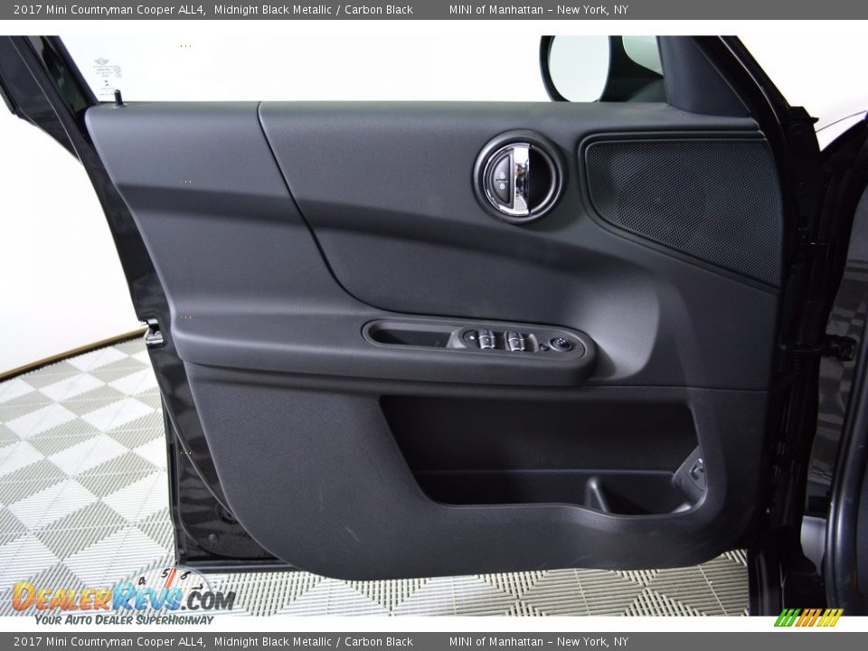 2017 Mini Countryman Cooper ALL4 Midnight Black Metallic / Carbon Black Photo #6