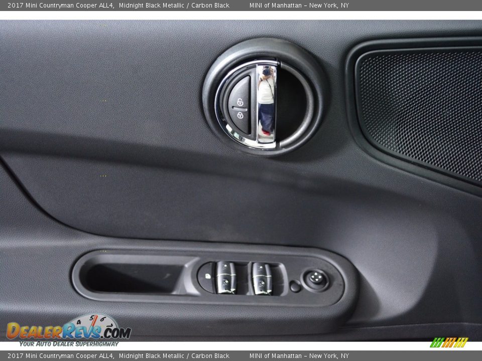 2017 Mini Countryman Cooper ALL4 Midnight Black Metallic / Carbon Black Photo #7