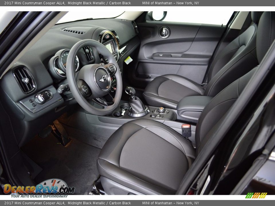 2017 Mini Countryman Cooper ALL4 Midnight Black Metallic / Carbon Black Photo #8
