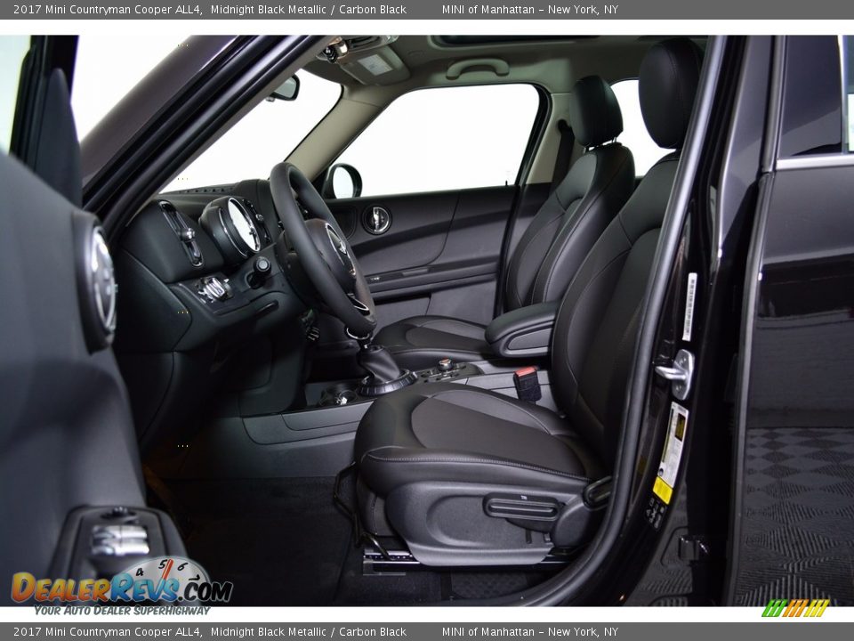 2017 Mini Countryman Cooper ALL4 Midnight Black Metallic / Carbon Black Photo #9