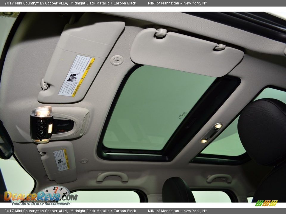 2017 Mini Countryman Cooper ALL4 Midnight Black Metallic / Carbon Black Photo #10