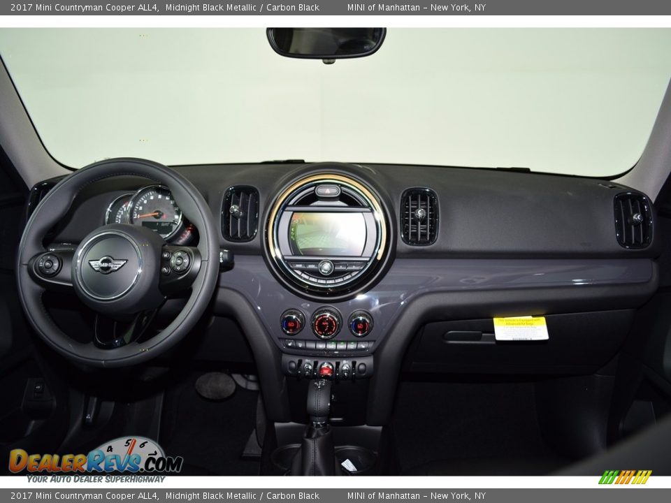 2017 Mini Countryman Cooper ALL4 Midnight Black Metallic / Carbon Black Photo #11