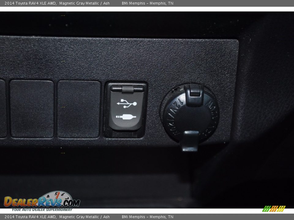 2014 Toyota RAV4 XLE AWD Magnetic Gray Metallic / Ash Photo #19