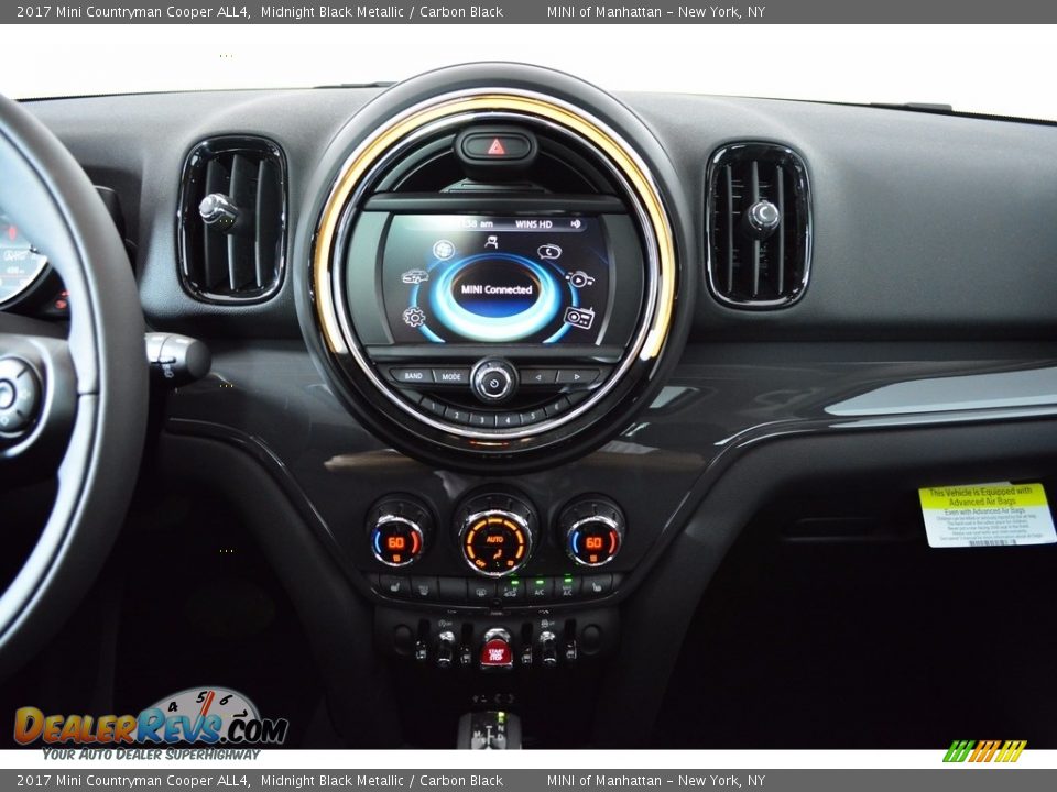 2017 Mini Countryman Cooper ALL4 Midnight Black Metallic / Carbon Black Photo #12