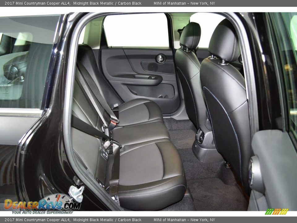 2017 Mini Countryman Cooper ALL4 Midnight Black Metallic / Carbon Black Photo #16