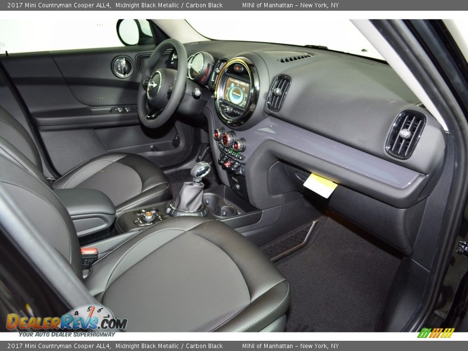 2017 Mini Countryman Cooper ALL4 Midnight Black Metallic / Carbon Black Photo #17