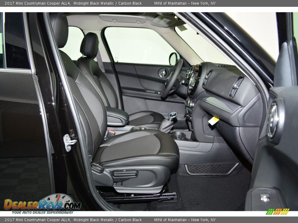 2017 Mini Countryman Cooper ALL4 Midnight Black Metallic / Carbon Black Photo #18