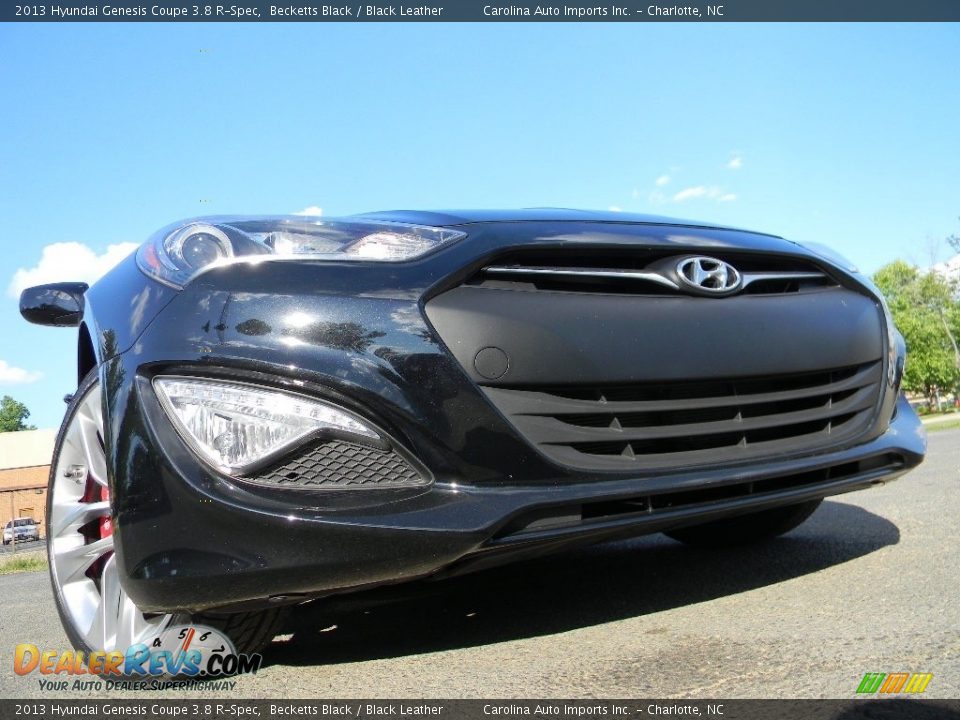 2013 Hyundai Genesis Coupe 3.8 R-Spec Becketts Black / Black Leather Photo #1